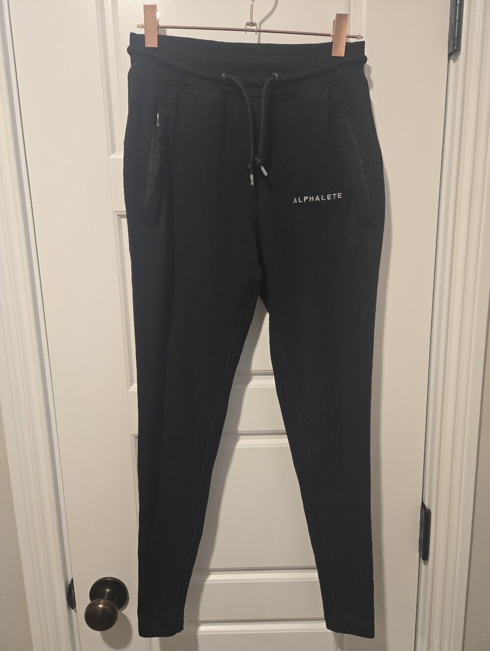 Alphalete Black Tapered Sweatpants XS